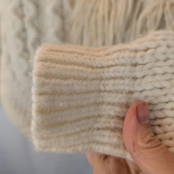 Simone Rocha Cream Sweater with Textured Design Size S In EUC - Picture 5 of 15